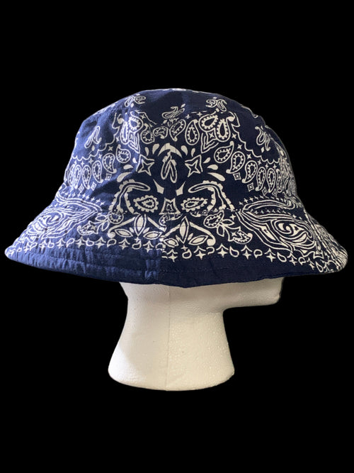 Paisley bucket hat side view
